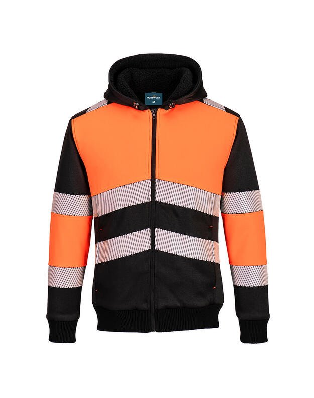 Žieminis gero matomumo džemperis su užtrauktuku