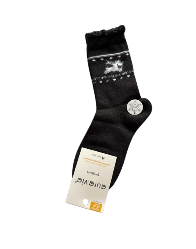 Šiltos moteriškos kojinės su alpaka