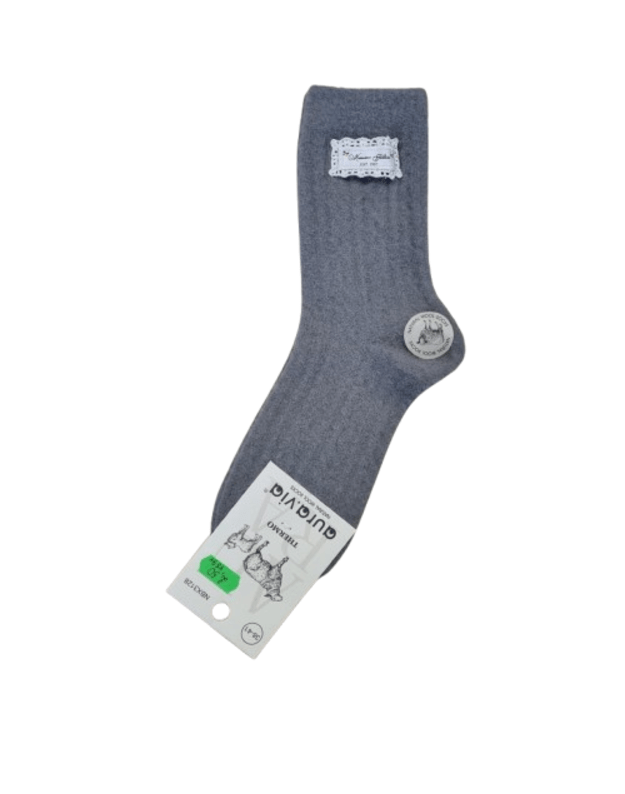 Šiltos moteriškos kojinės su alpaka