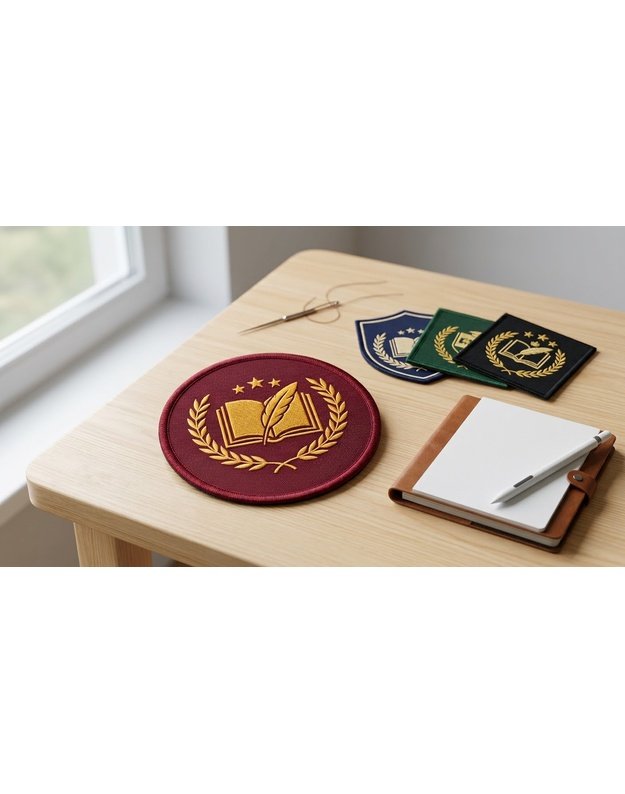 Mokyklos emblemos gamyba