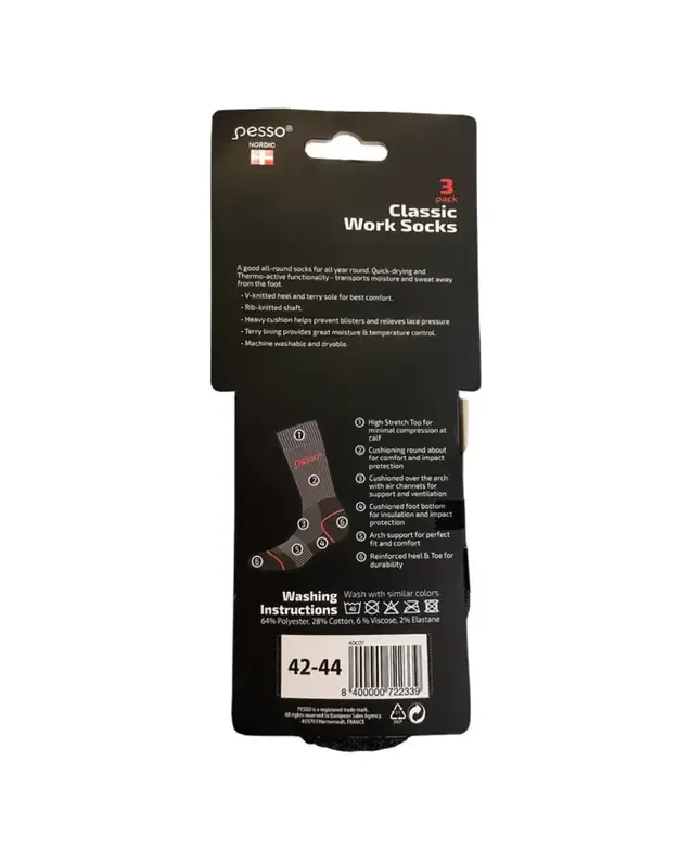 Kojinės PESSO Classic Thermo Active 3