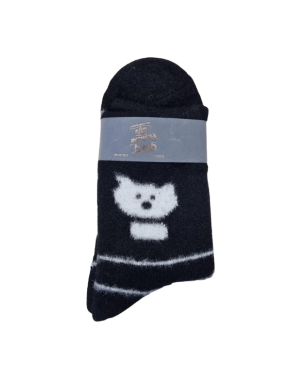 Šiltos moteriškos kojinės su alpaka